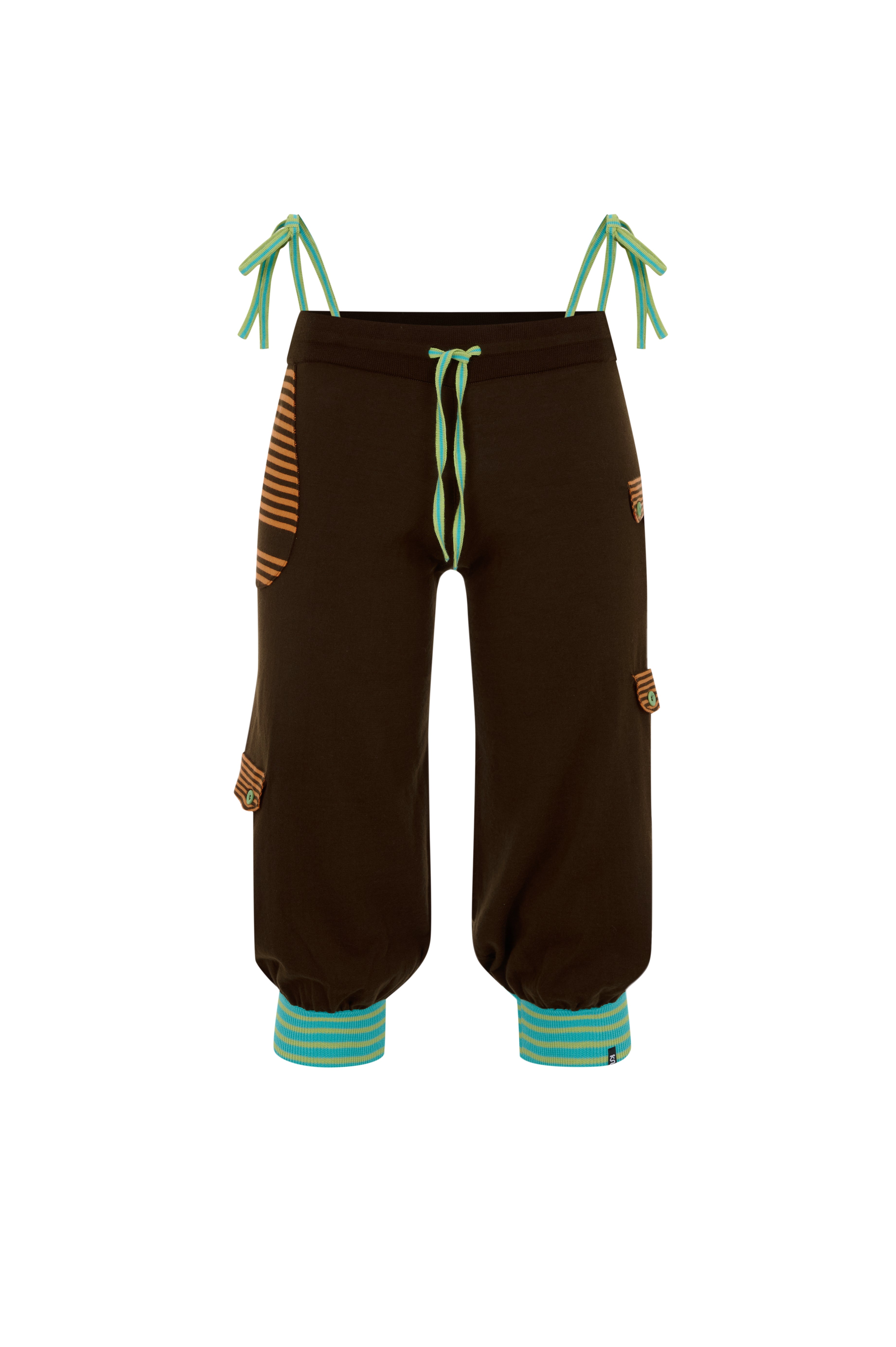 Layered Capris – Brown