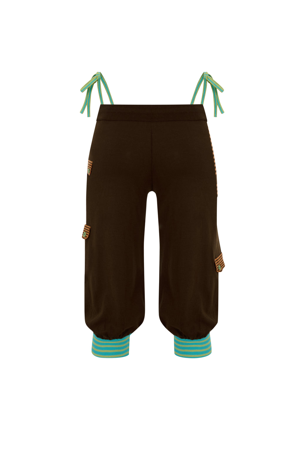 Layered Capris – Brown