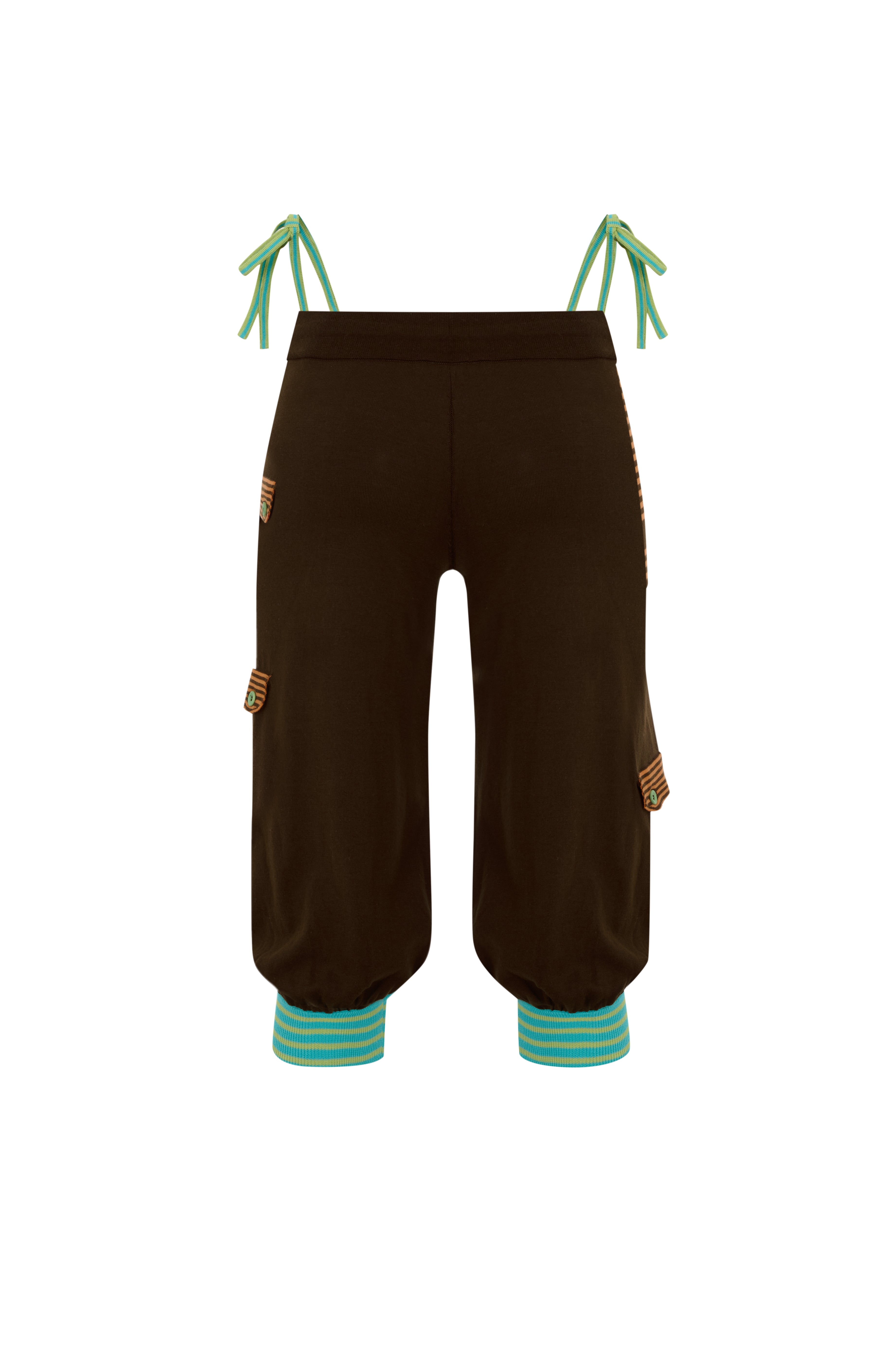Layered Capris – Brown