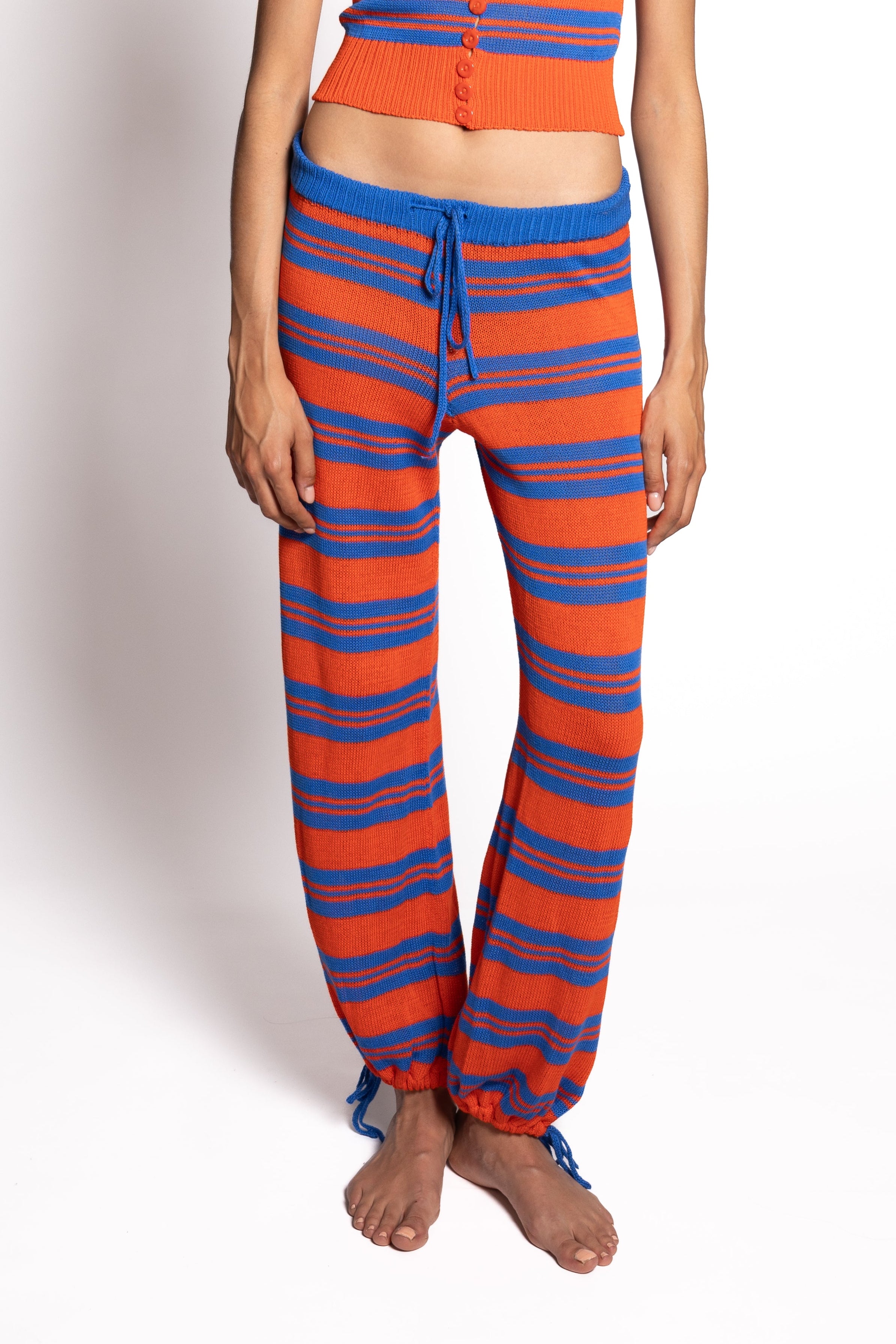 Knit Joggers – Vermilion