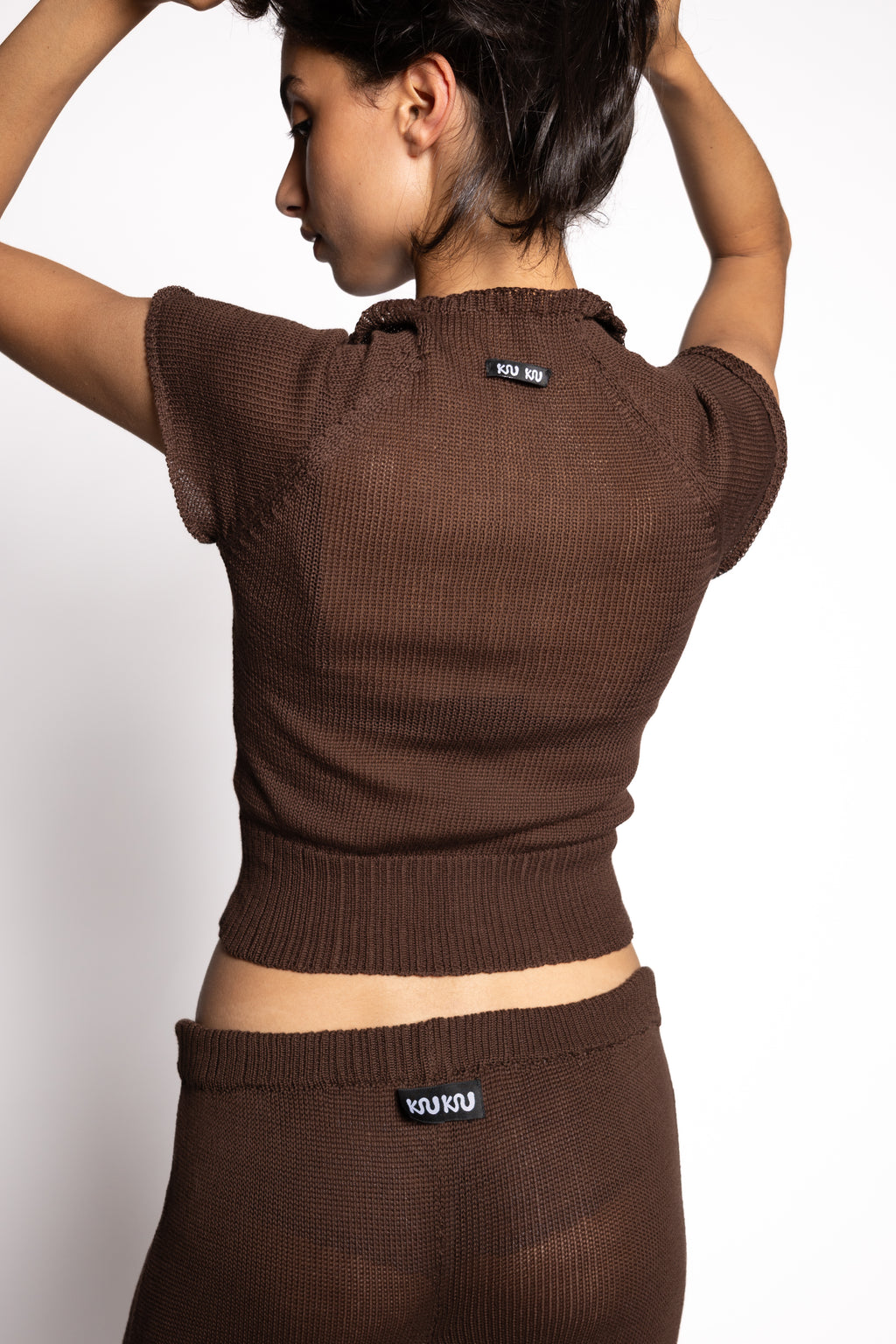 Knit Cardigan – Brown