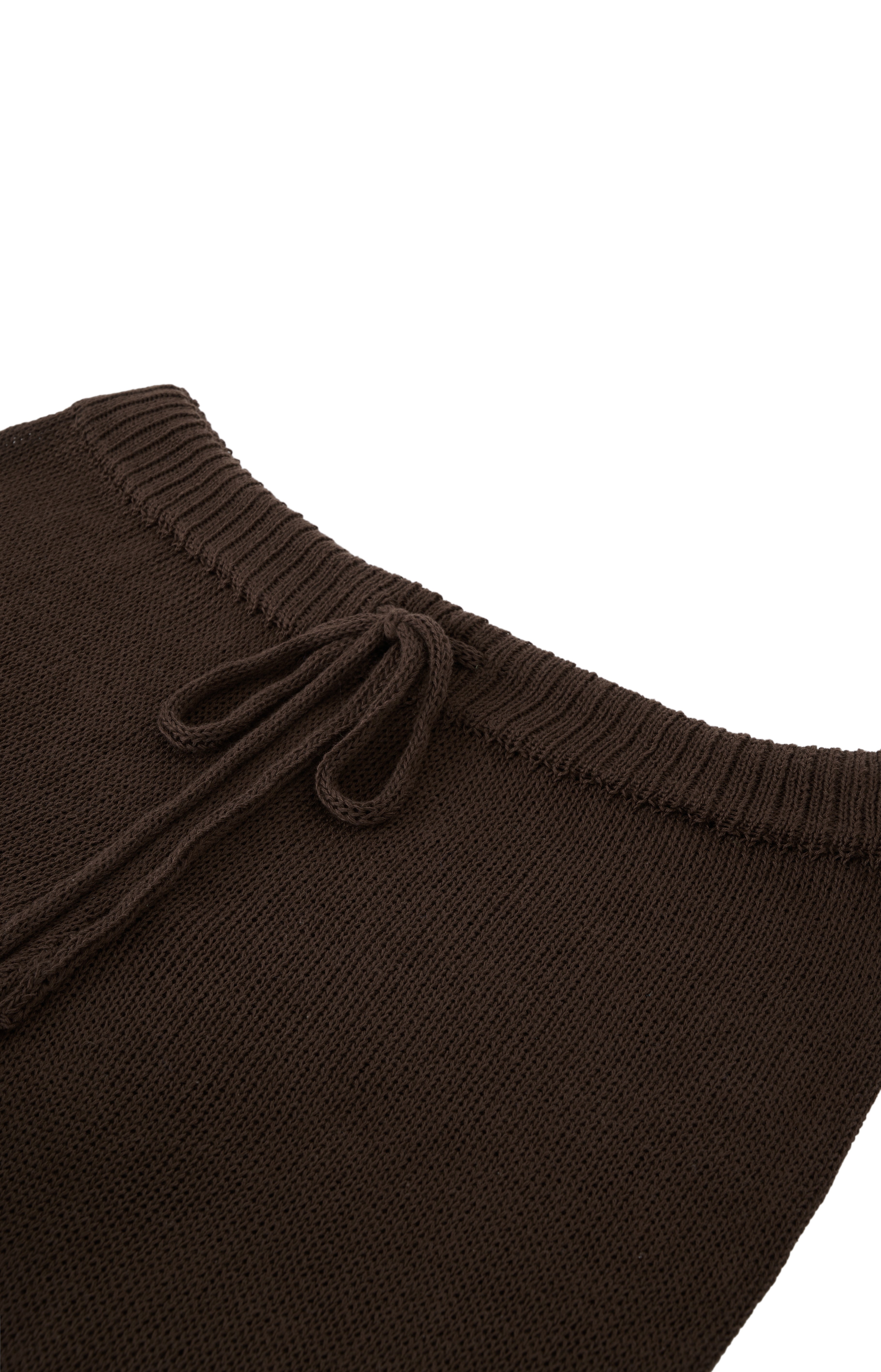 Knit Joggers – Brown