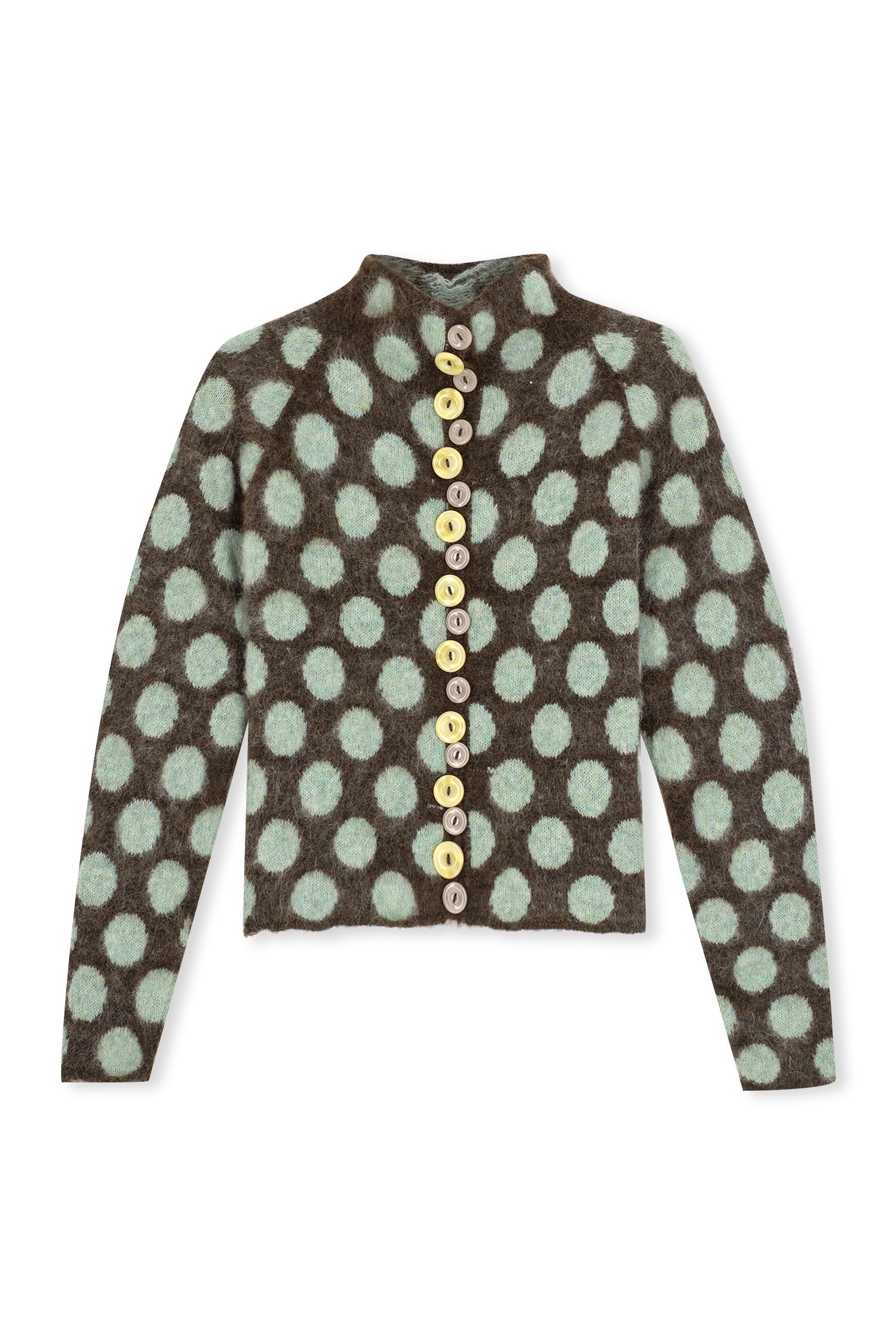 Polka Cardigan – Mint