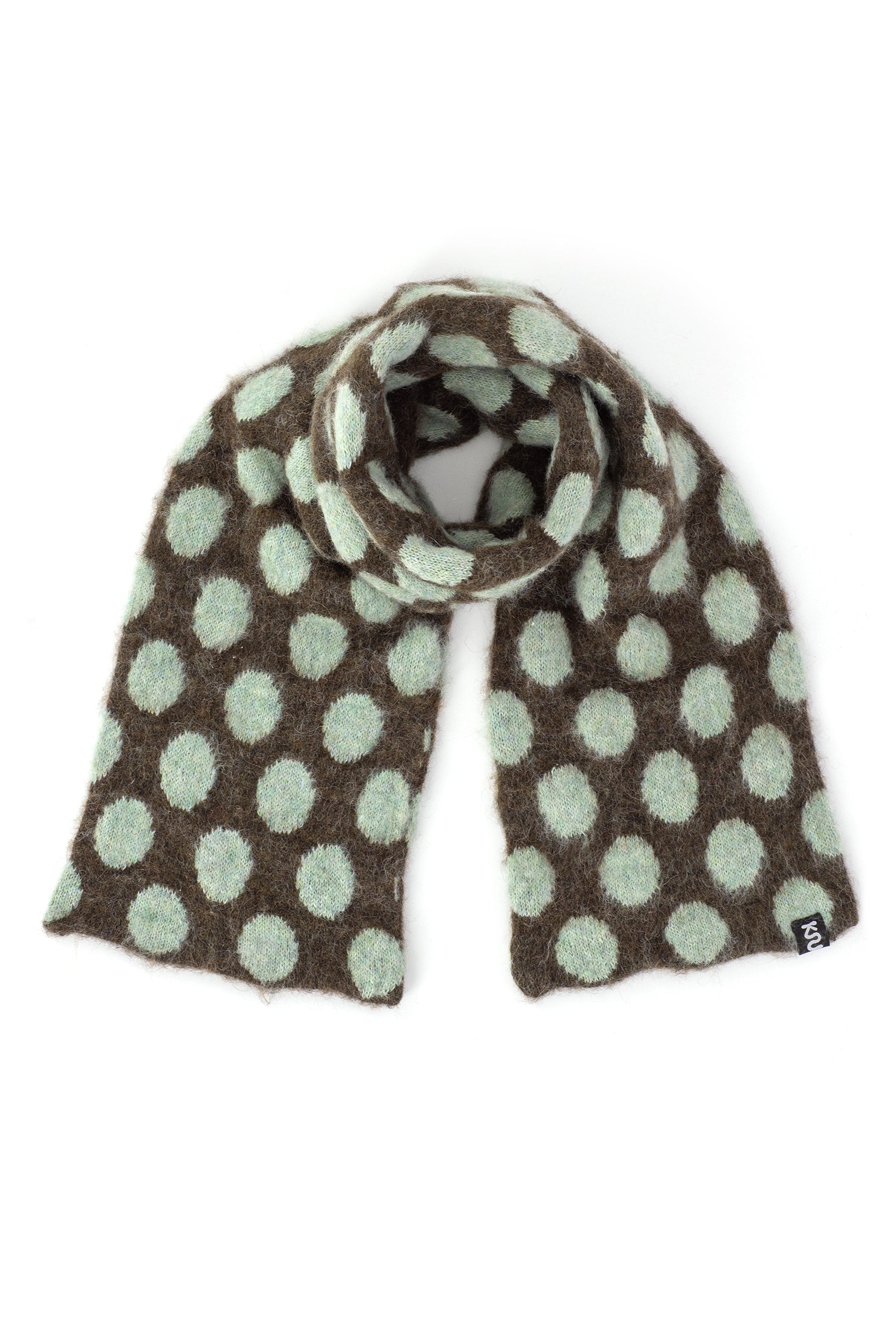 Polka Scarf – Mint