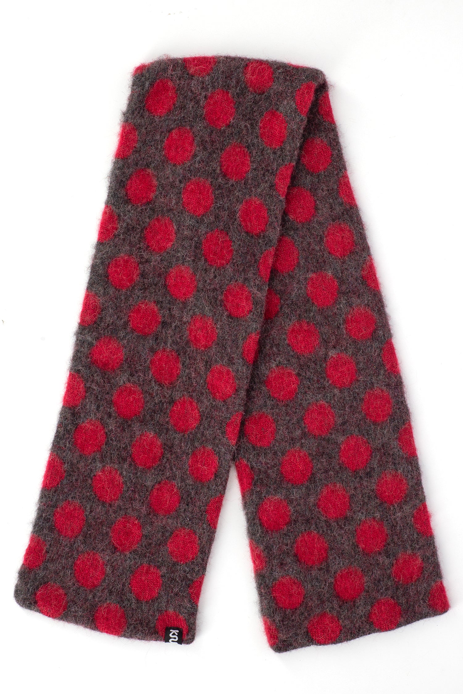 Polka Scarf – Red