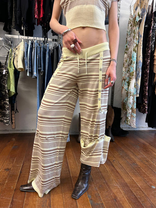Buttoned Joggers