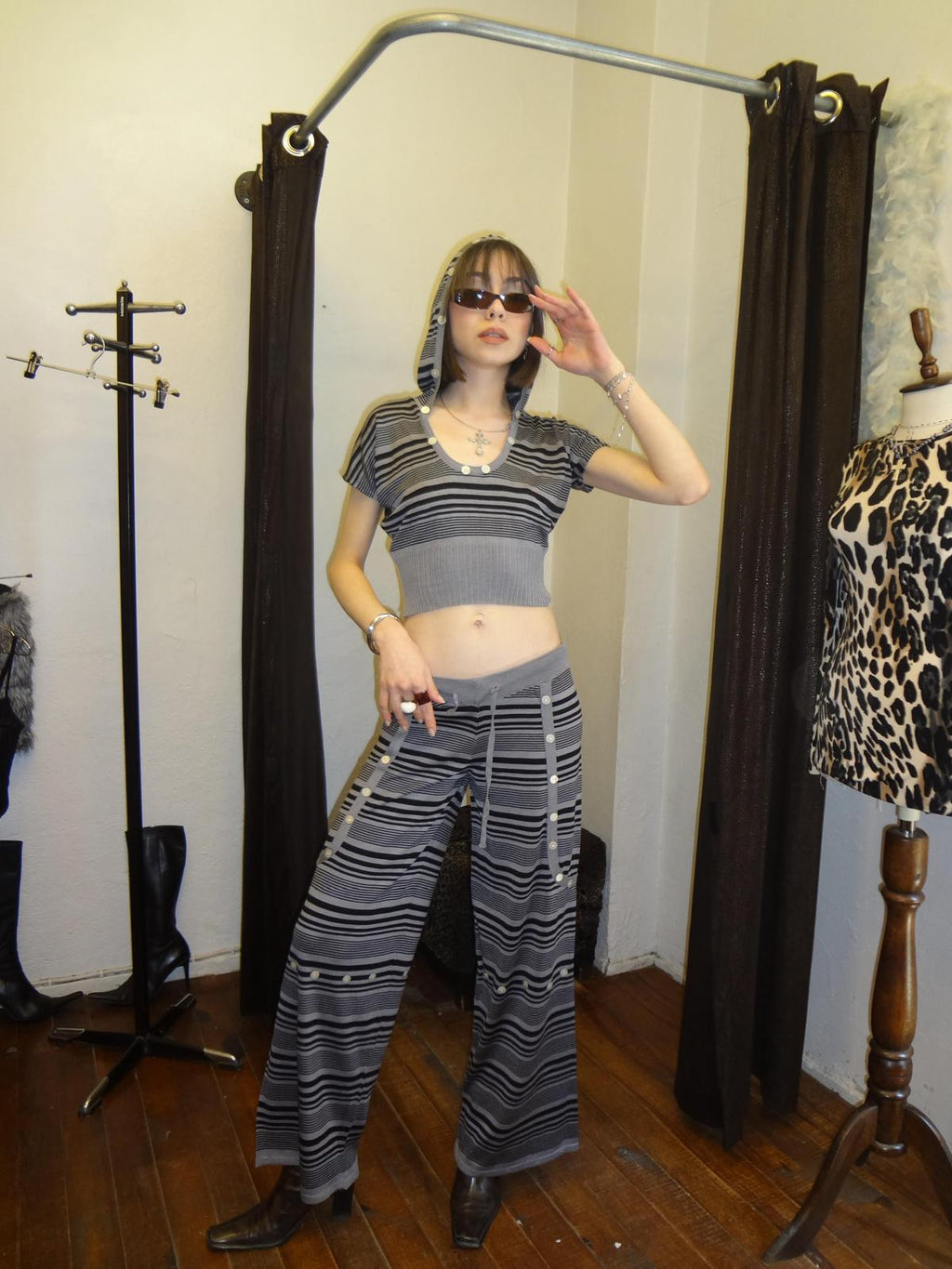 Buttoned Joggers